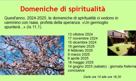 Domeniche spiritualità