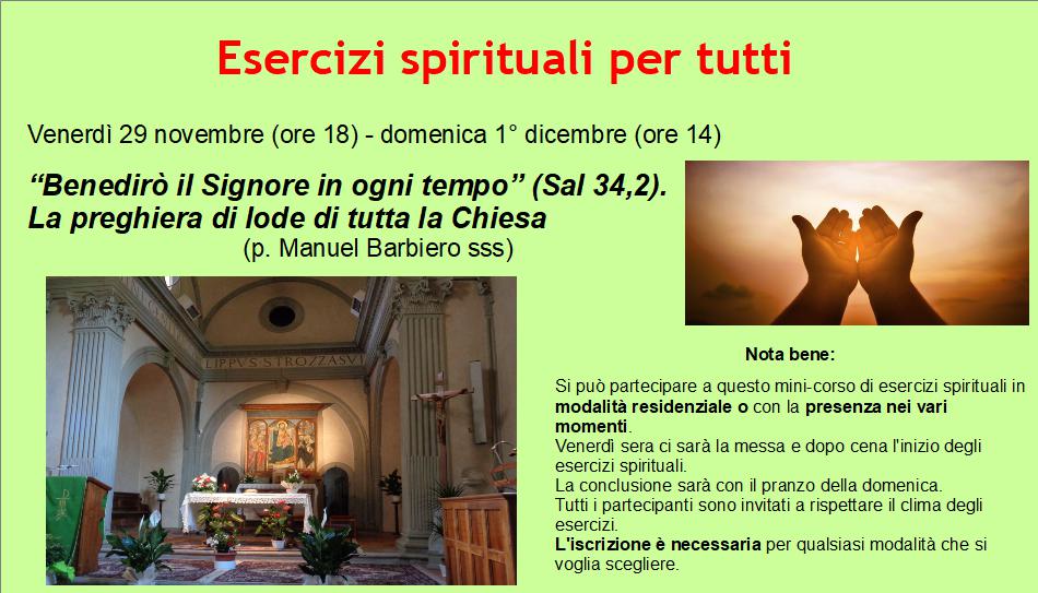 Esercizi spirituali tutti